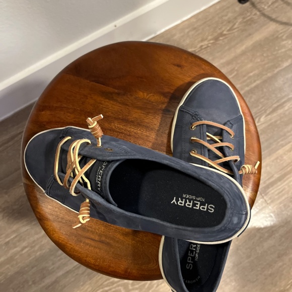 Navy Suede Sperry Top-Sider-Boat Shoe, Size 8 1/2 - Picture 8 of 16